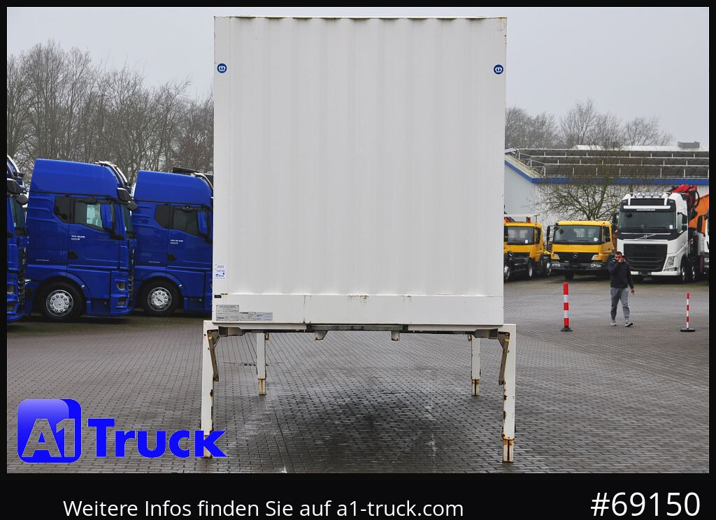 Carroçaria para furgões KRONE BDF 7,45 Koffer 2670mm innen, Portaltür 4 x vorhanden