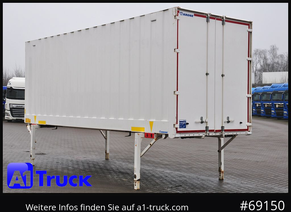 Carroçaria para furgões KRONE BDF 7,45 Koffer 2670mm innen, Portaltür 4 x vorhanden