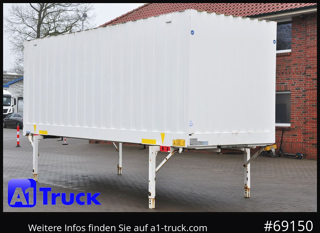 Carroçaria para furgões KRONE BDF 7,45 Koffer 2670mm innen, Portaltür 4 x vorhanden