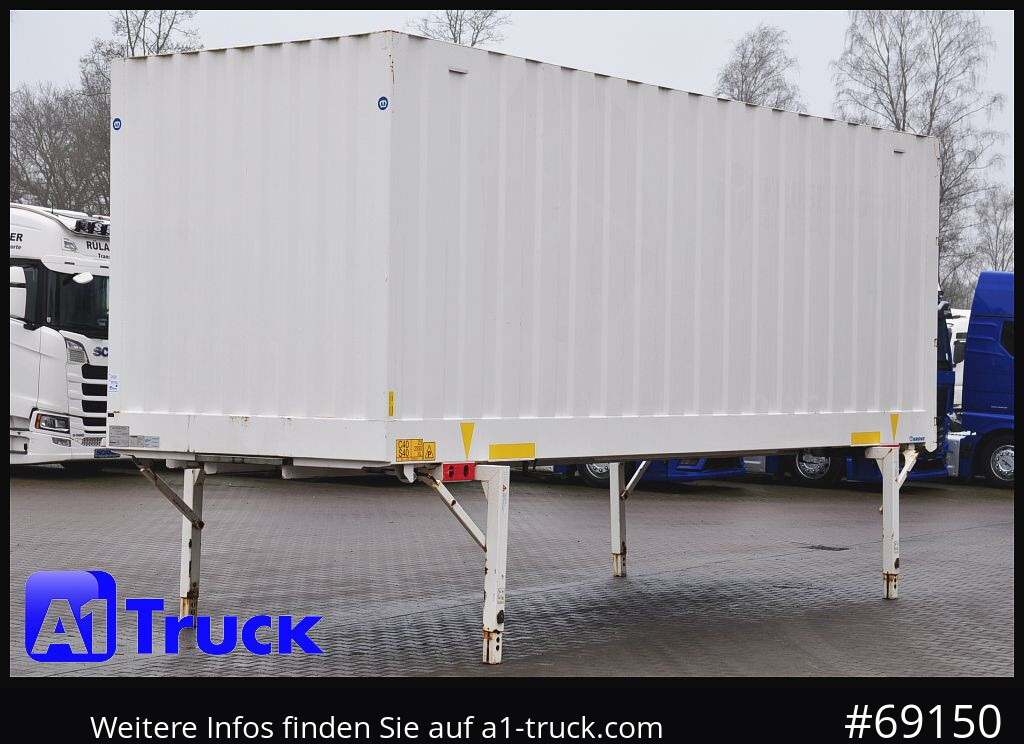Carroçaria para furgões KRONE BDF 7,45 Koffer 2670mm innen, Portaltür 4 x vorhanden