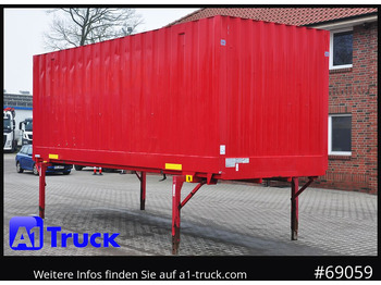 Carroçaria para furgões KRONE BDF 7,45 Wechselbrücke  Koffer, Zurrösen in den Seitenwänden