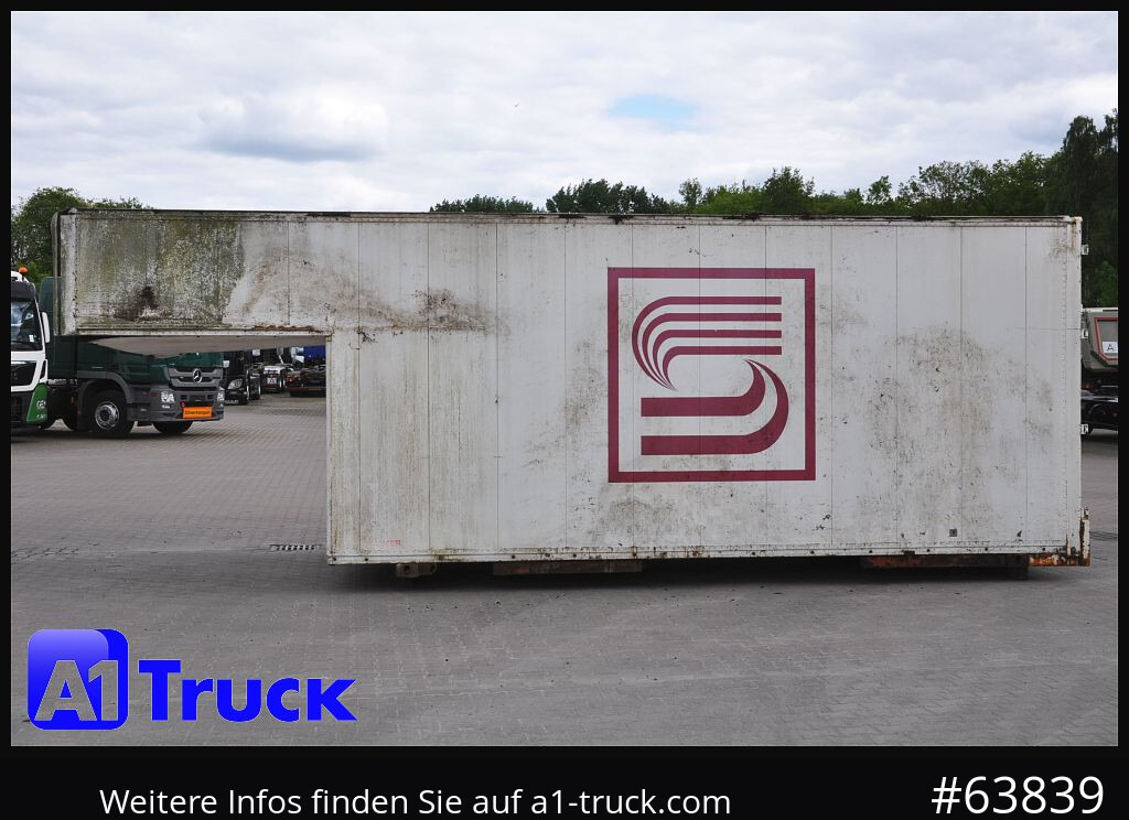Carroçaria para furgões KRONE Container Lager, kann verladen werden 6,3 + 2 Meter
