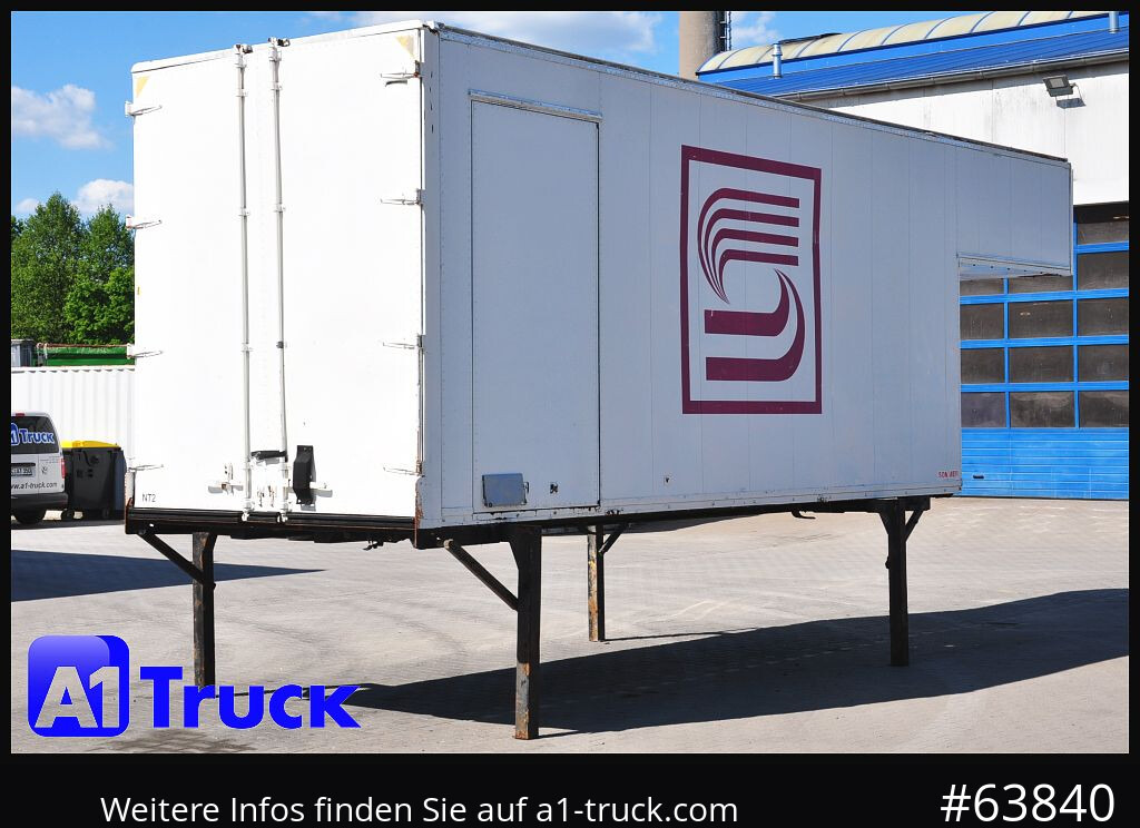 Carroçaria para furgões KRONE Container Lager, kann verladen werden 6,3 + 2 Meter