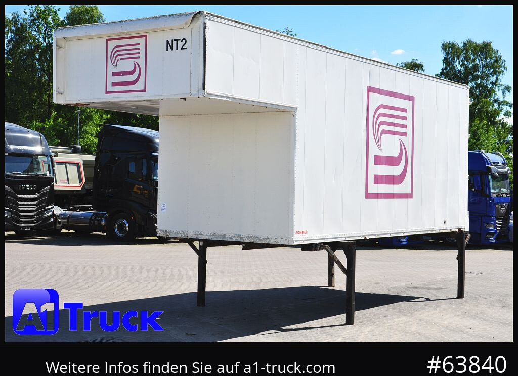 Carroçaria para furgões KRONE Container Lager, kann verladen werden 6,3 + 2 Meter