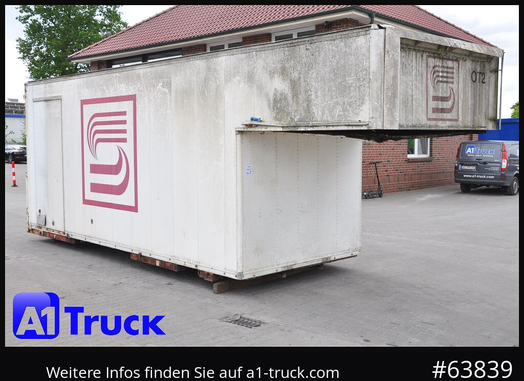 Carroçaria para furgões KRONE Container Lager, kann verladen werden 6,3 + 2 Meter