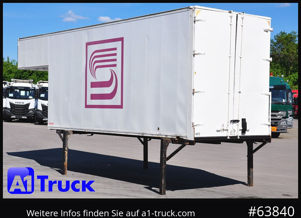 Carroçaria para furgões KRONE Container Lager, kann verladen werden 6,3 + 2 Meter
