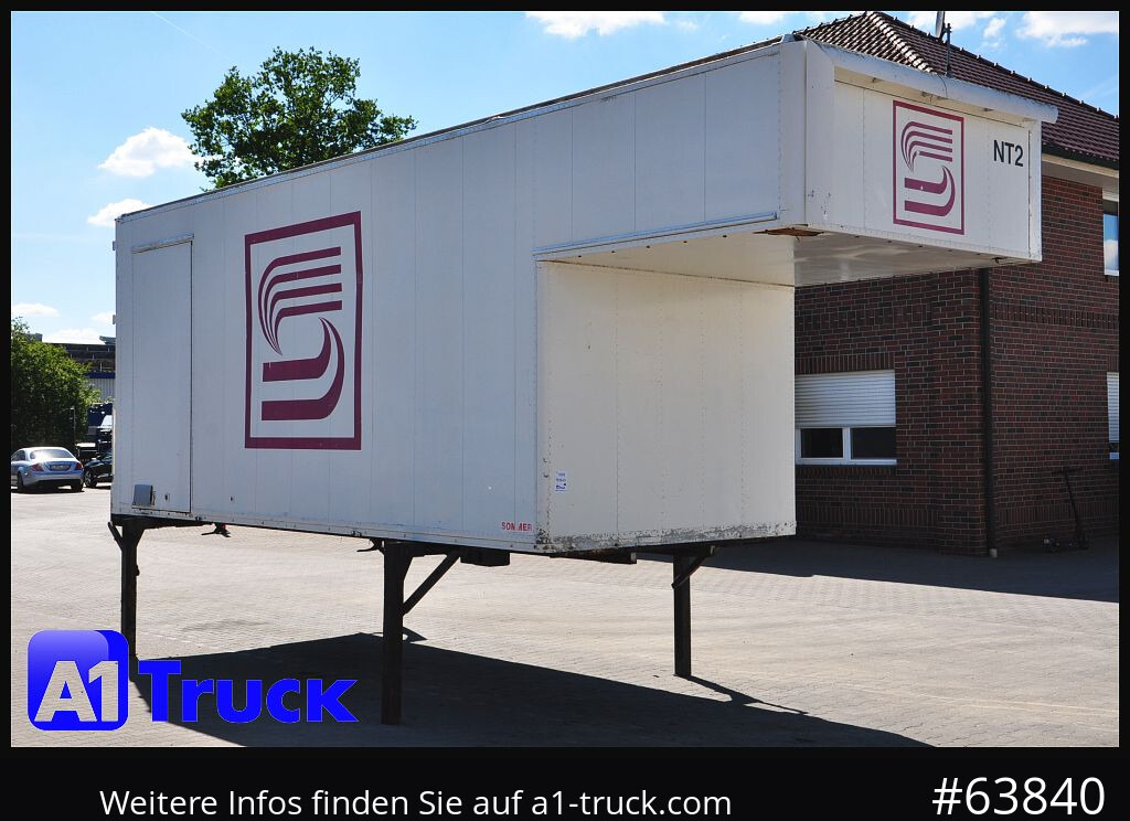 Carroçaria para furgões KRONE Container Lager, kann verladen werden 6,3 + 2 Meter
