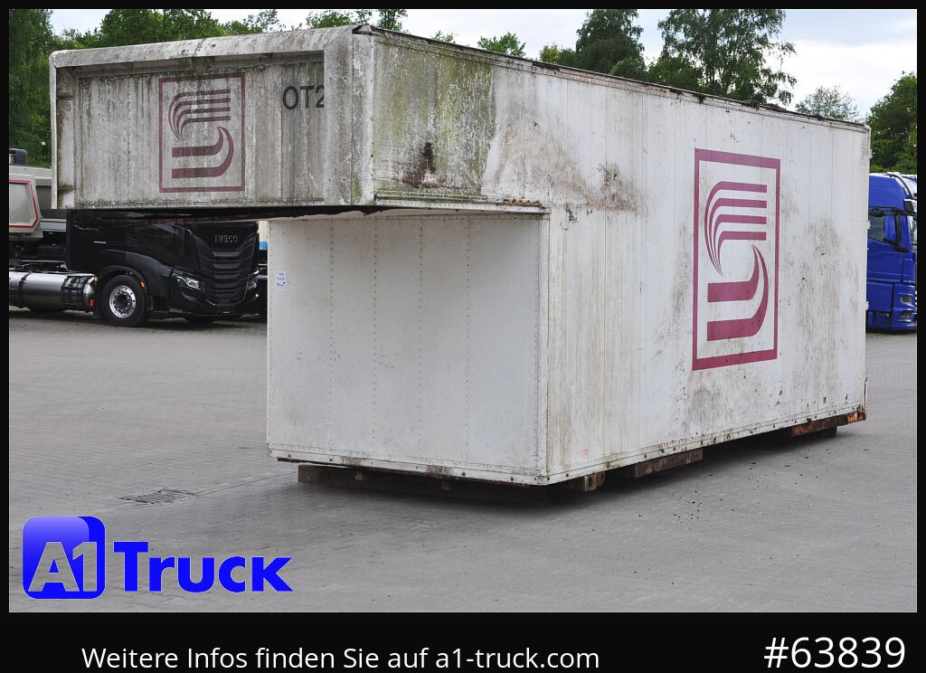 Carroçaria para furgões KRONE Container Lager, kann verladen werden 6,3 + 2 Meter