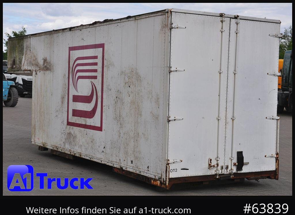 Carroçaria para furgões KRONE Container Lager, kann verladen werden 6,3 + 2 Meter