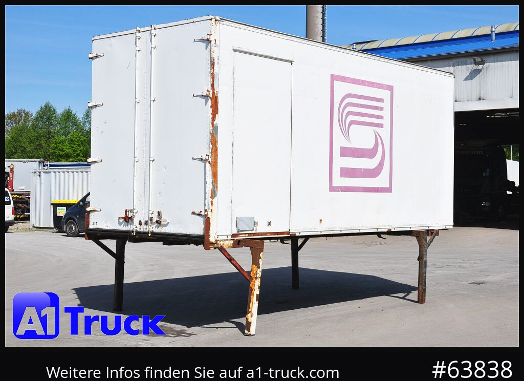 Carroçaria para furgões KRONE Container Lager, kann verladen werden, Seitentür