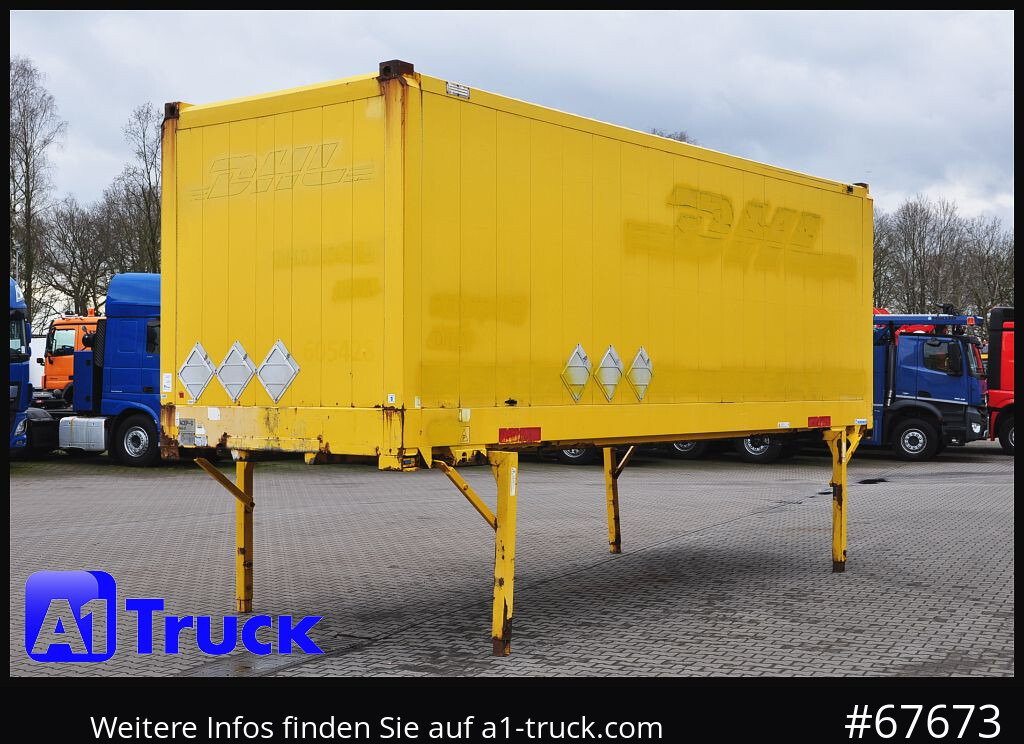Carroçaria para furgões KRONE WB 7,45  Koffer, BDF Wechselbrücke 2550mm