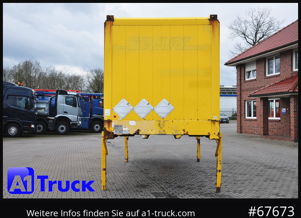 Carroçaria para furgões KRONE WB 7,45  Koffer, BDF Wechselbrücke 2550mm