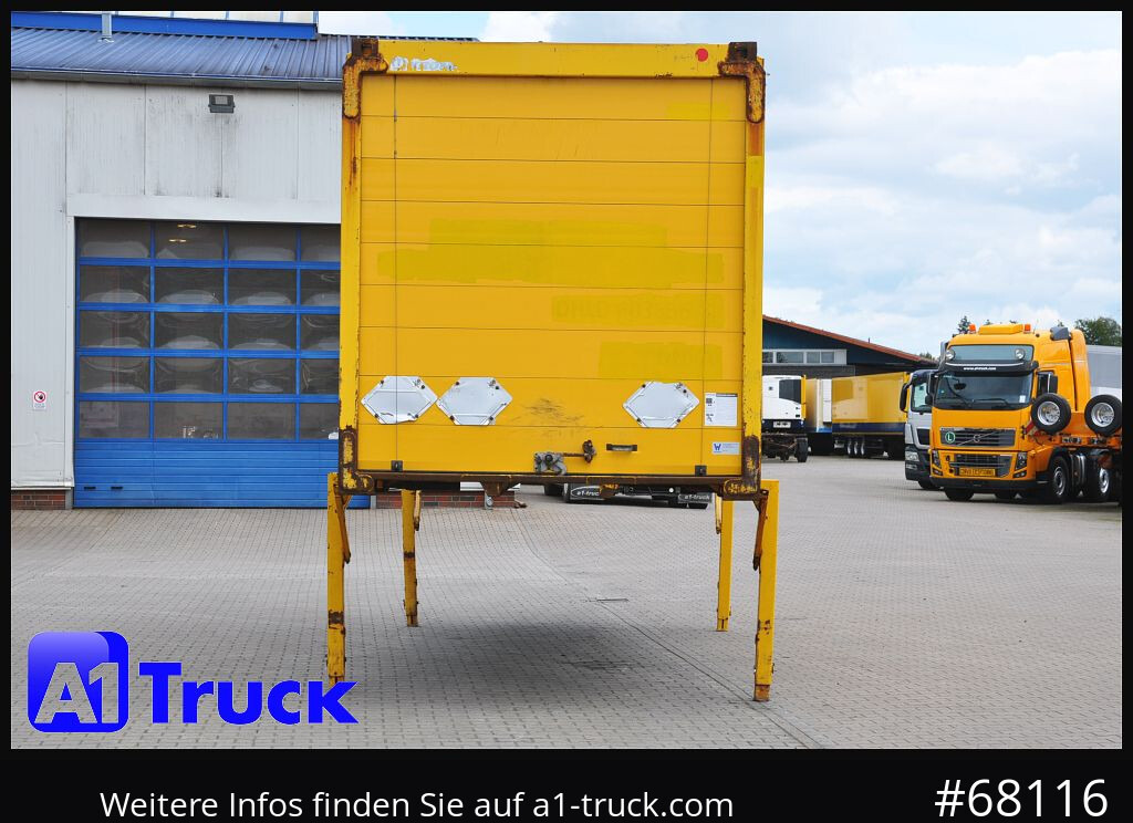 Carroçaria para furgões KRONE WB 7,45  Koffer, BDF Wechselbrücke 2560mm