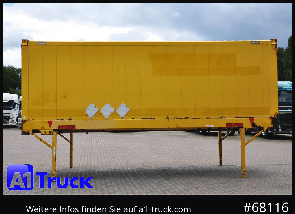 Carroçaria para furgões KRONE WB 7,45  Koffer, BDF Wechselbrücke 2560mm