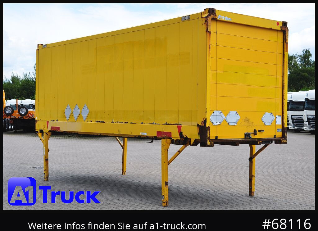 Carroçaria para furgões KRONE WB 7,45  Koffer, BDF Wechselbrücke 2560mm