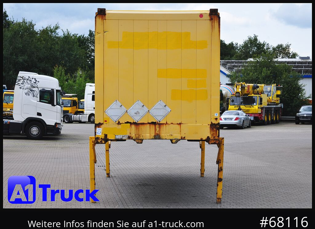 Carroçaria para furgões KRONE WB 7,45  Koffer, BDF Wechselbrücke 2560mm