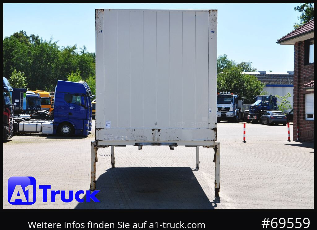 Carroçaria para furgões KRONE WB BDF 7,45 Koffer,  2750mm innen, 10 x vorhanden