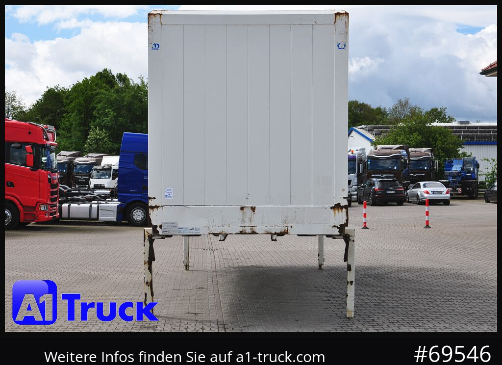 Carroçaria para furgões KRONE WB BDF 7,45 Koffer,  2750mm innen, 20 x vorhanden
