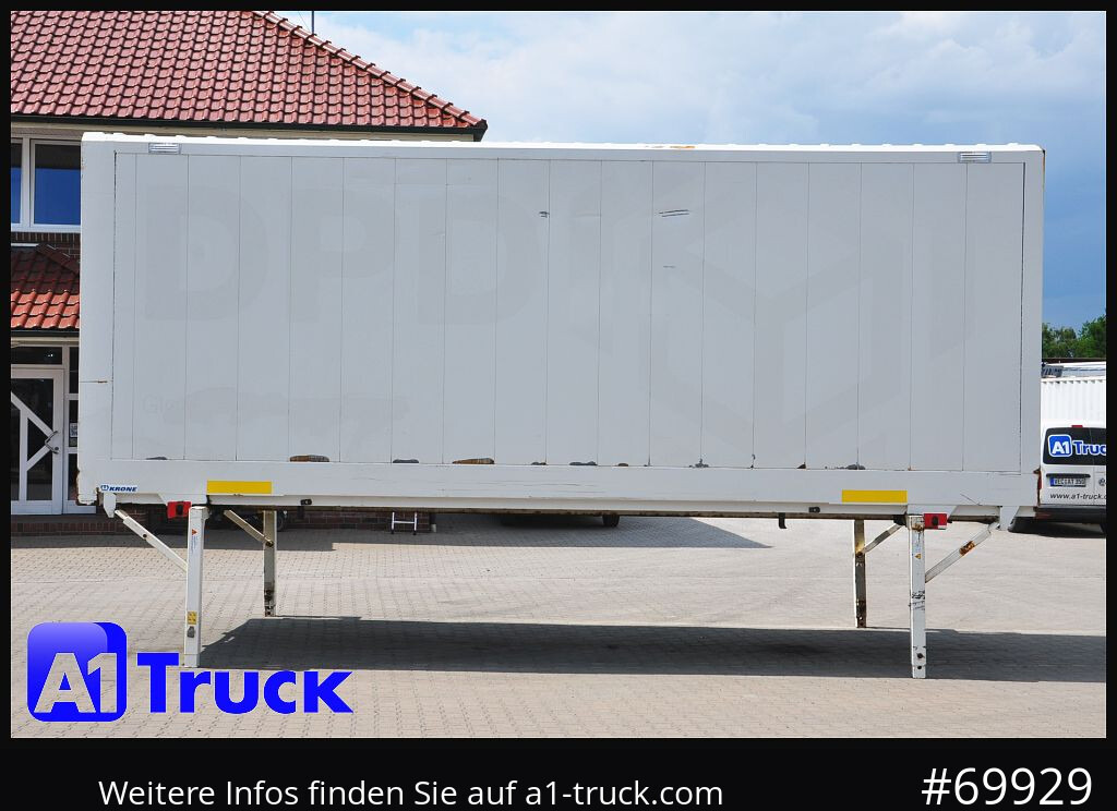 Carroçaria para furgões KRONE WB BDF 7,45 Koffer,  2750mm innen, 20 x vorhanden