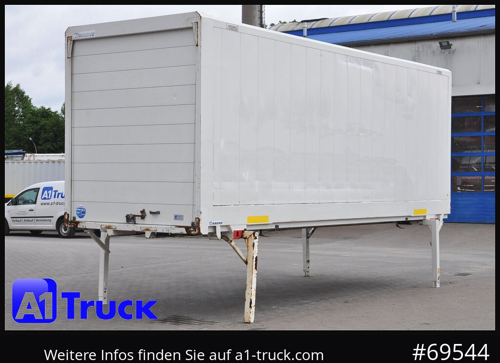 Carroçaria para furgões KRONE WB BDF 7,45 Koffer,  2750mm innen, 20 x vorhanden