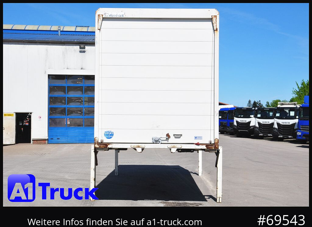 Carroçaria para furgões KRONE WB BDF 7,45 Koffer,  2750mm innen, 20 x vorhanden
