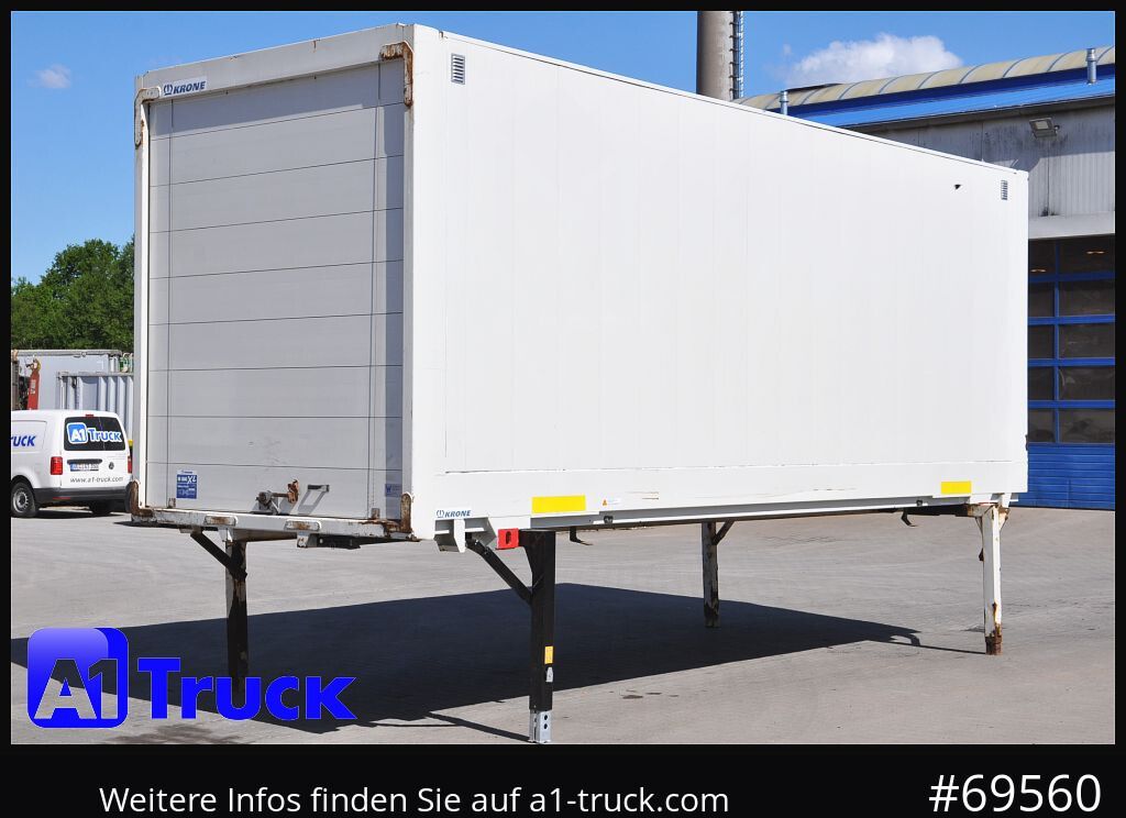 Carroçaria para furgões KRONE WB BDF 7,45 Koffer,  2750mm innen, 20 x vorhanden
