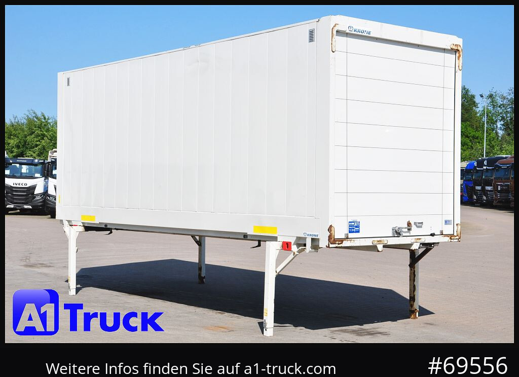 Carroçaria para furgões KRONE WB BDF 7,45 Koffer,  2750mm innen, 20 x vorhanden