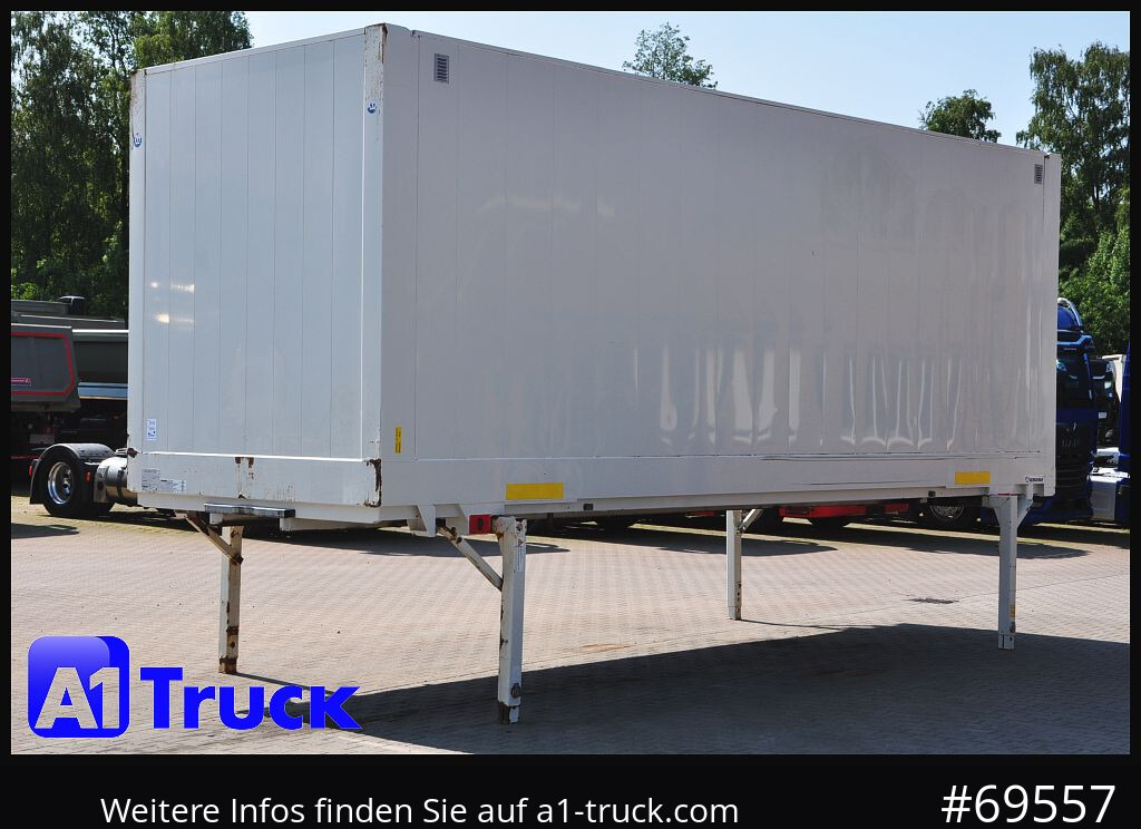 Carroçaria para furgões KRONE WB BDF 7,45 Koffer,  2750mm innen, 20 x vorhanden