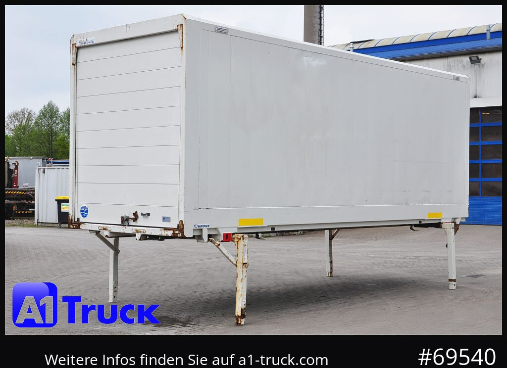 Carroçaria para furgões KRONE WB BDF 7,45 Koffer,  2750mm innen, 20 x vorhanden