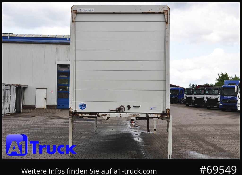 Carroçaria para furgões KRONE WB BDF 7,45 Koffer,  2750mm innen, 20 x vorhanden
