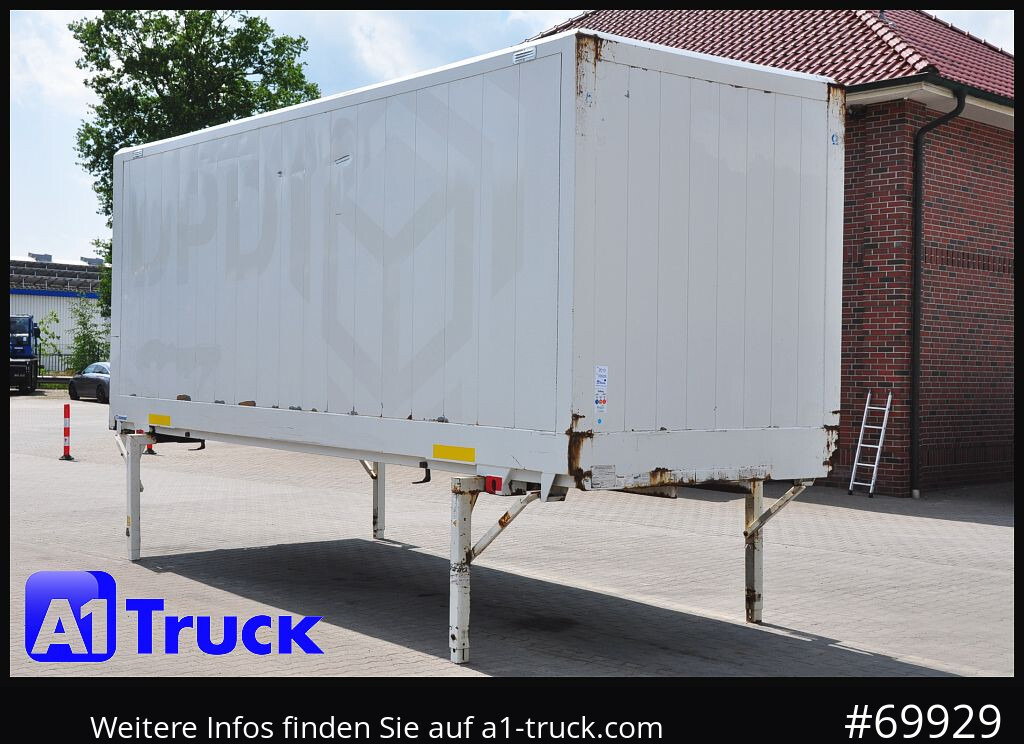 Carroçaria para furgões KRONE WB BDF 7,45 Koffer,  2750mm innen, 20 x vorhanden