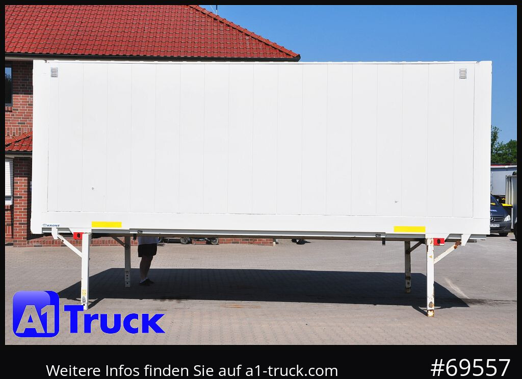 Carroçaria para furgões KRONE WB BDF 7,45 Koffer,  2750mm innen, 20 x vorhanden