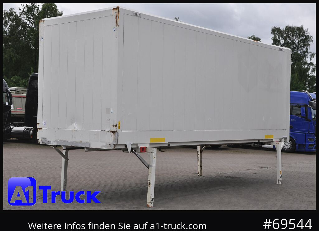 Carroçaria para furgões KRONE WB BDF 7,45 Koffer,  2750mm innen, 20 x vorhanden