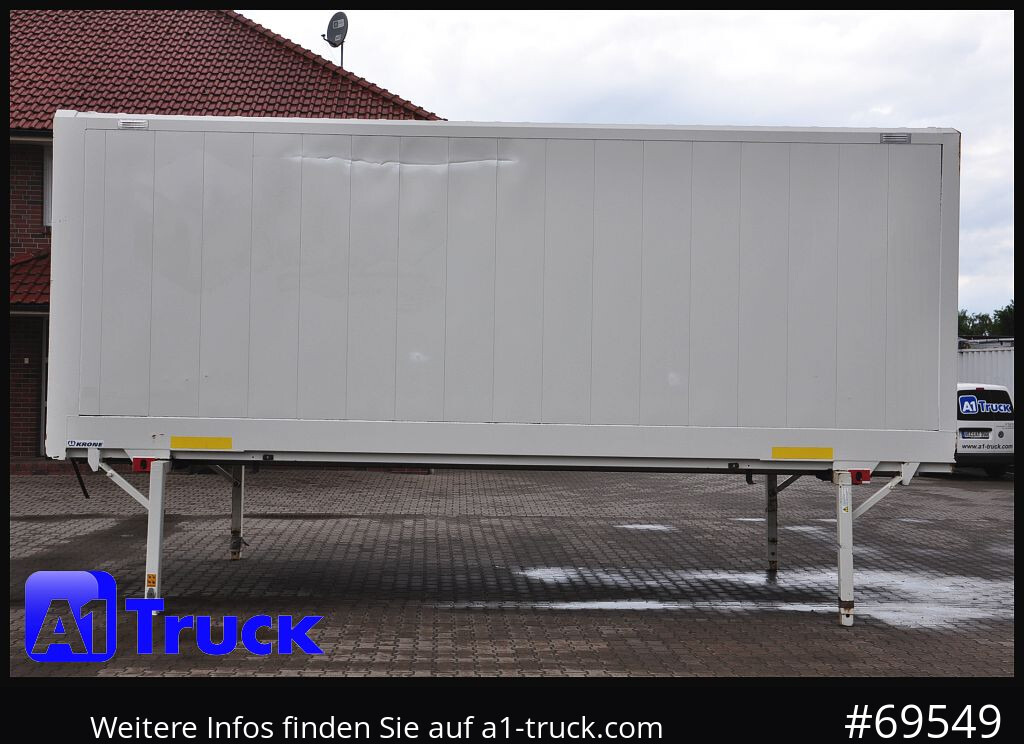 Carroçaria para furgões KRONE WB BDF 7,45 Koffer,  2750mm innen, 20 x vorhanden