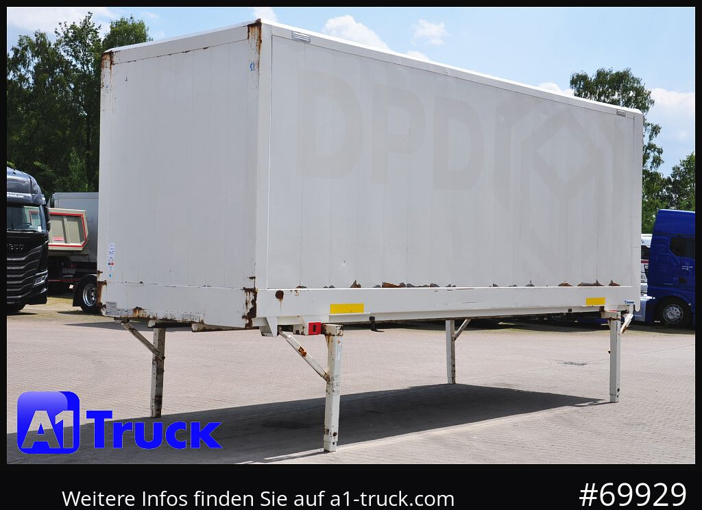 Carroçaria para furgões KRONE WB BDF 7,45 Koffer,  2750mm innen, 20 x vorhanden