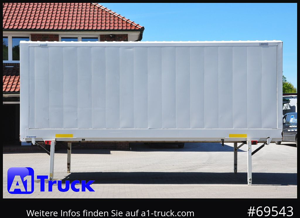 Carroçaria para furgões KRONE WB BDF 7,45 Koffer,  2750mm innen, 20 x vorhanden