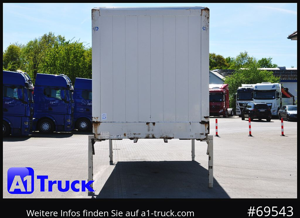 Carroçaria para furgões KRONE WB BDF 7,45 Koffer,  2750mm innen, 20 x vorhanden