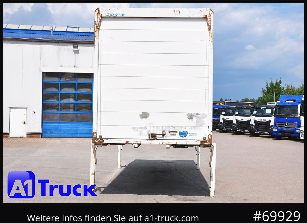 Carroçaria para furgões KRONE WB BDF 7,45 Koffer,  2750mm innen, 20 x vorhanden