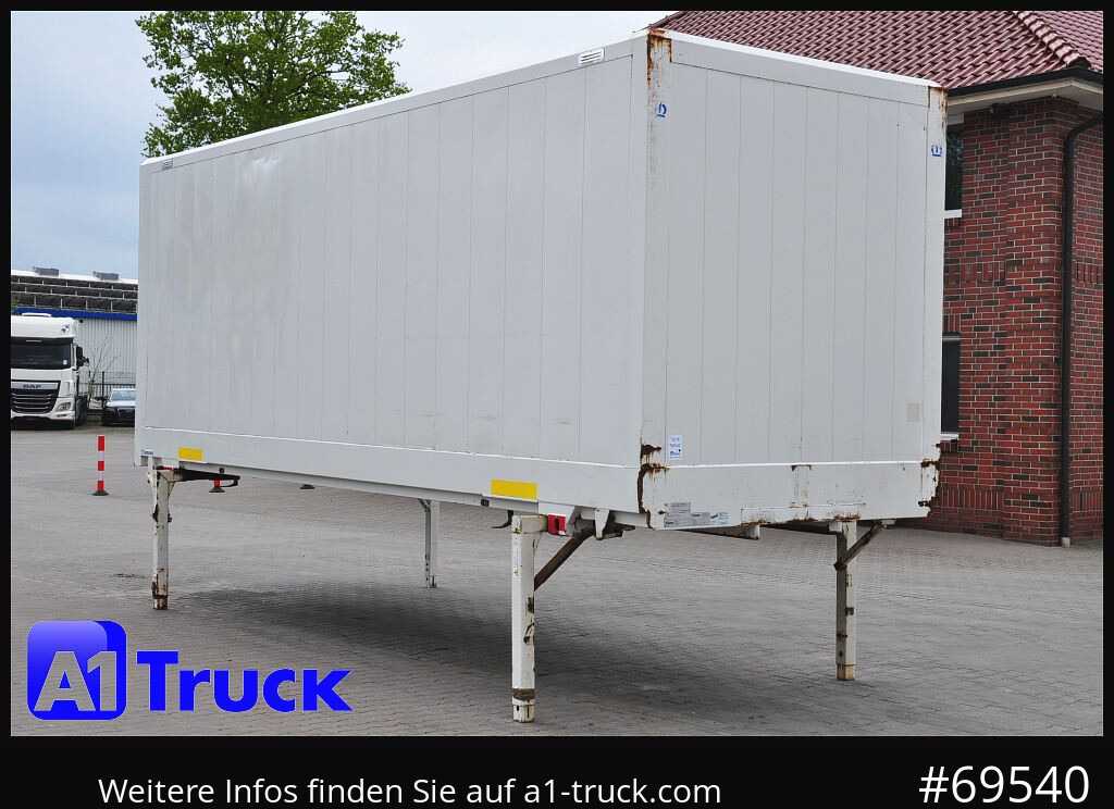 Carroçaria para furgões KRONE WB BDF 7,45 Koffer,  2750mm innen, 20 x vorhanden