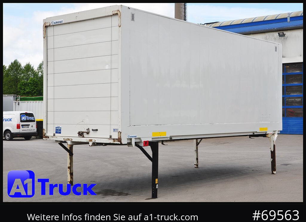 Carroçaria para furgões KRONE WB BDF 7,45 Koffer,  2750mm innen, 20 x vorhanden