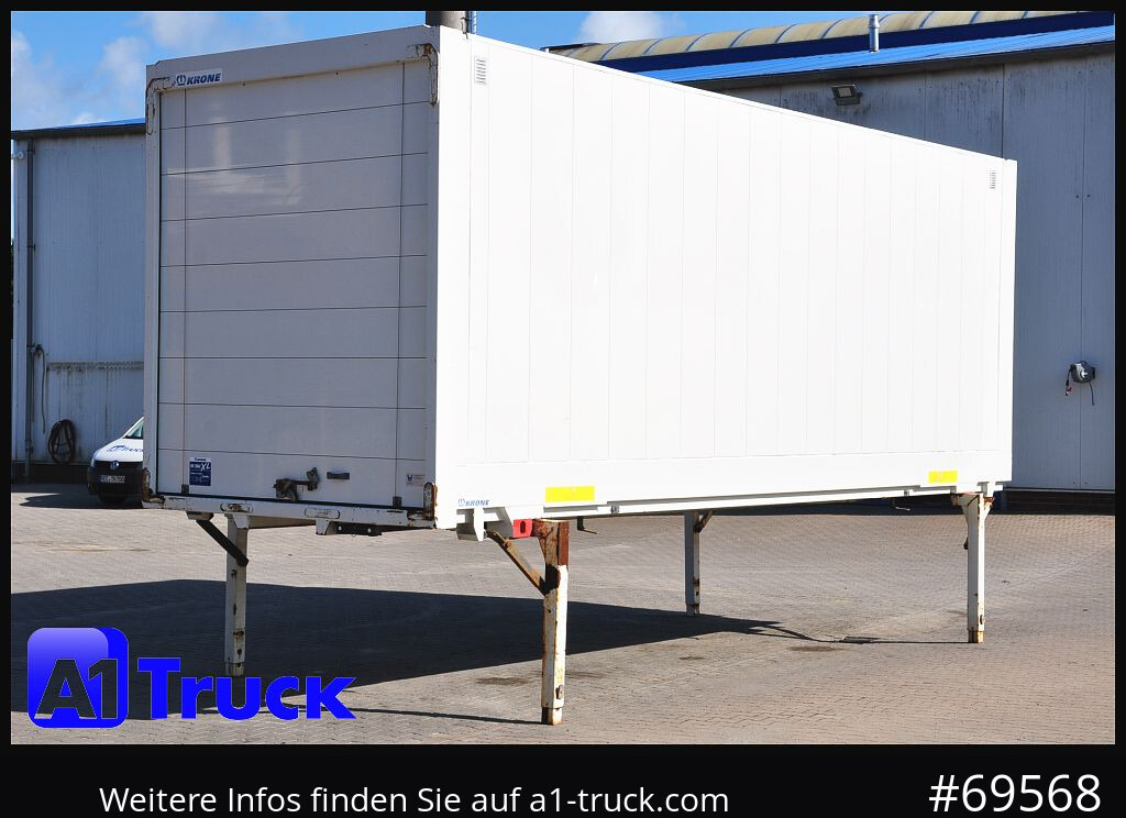 Carroçaria para furgões KRONE Wechselbrücke BDF 7,45 Koffer,  Textil 2750mm innen, 20 x vorhanden