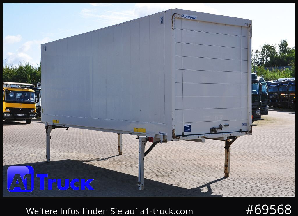 Carroçaria para furgões KRONE Wechselbrücke BDF 7,45 Koffer,  Textil 2750mm innen, 20 x vorhanden