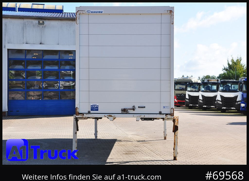 Carroçaria para furgões KRONE Wechselbrücke BDF 7,45 Koffer,  Textil 2750mm innen, 20 x vorhanden