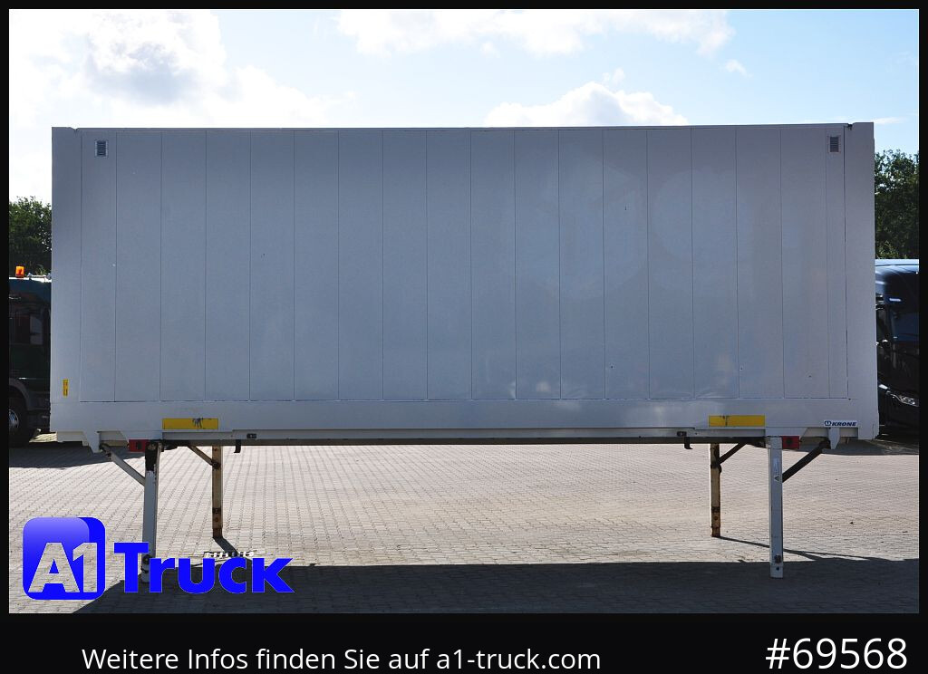 Carroçaria para furgões KRONE Wechselbrücke BDF 7,45 Koffer,  Textil 2750mm innen, 20 x vorhanden
