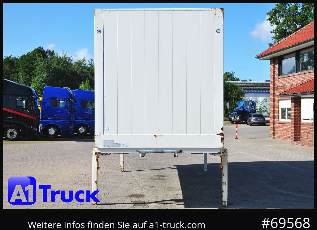 Carroçaria para furgões KRONE Wechselbrücke BDF 7,45 Koffer,  Textil 2750mm innen, 20 x vorhanden