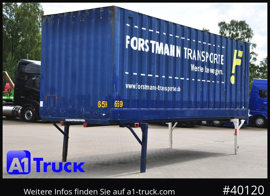 Contentor marítimo KRONE BDF 7,82 Container, 2700mm Innenhöhe, Portaltür