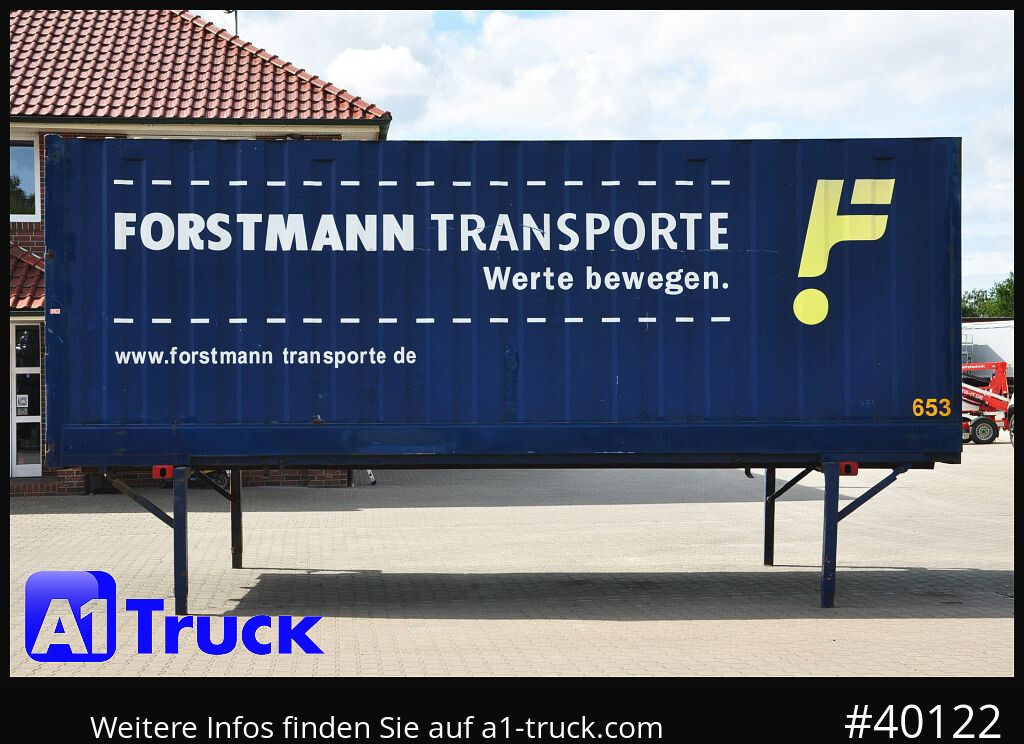 Contentor marítimo KRONE BDF 7,82 Container, 2700mm Innenhöhe, Portaltür