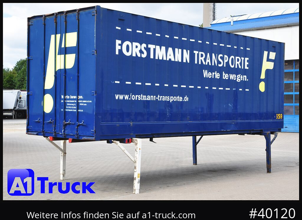 Contentor marítimo KRONE BDF 7,82 Container, 2700mm Innenhöhe, Portaltür