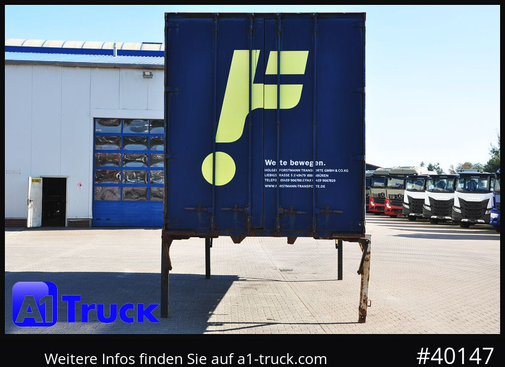 Contentor marítimo KRONE BDF 7,82 Container, 2700mm Innenhöhe, Portaltür