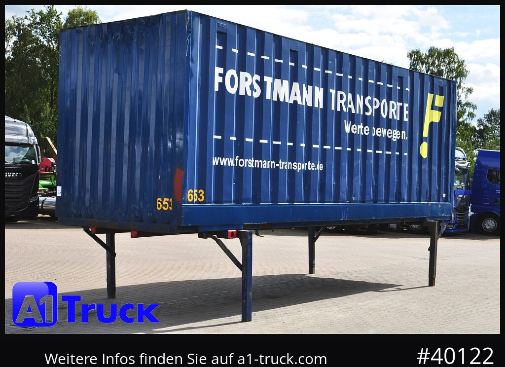 Contentor marítimo KRONE BDF 7,82 Container, 2700mm Innenhöhe, Portaltür